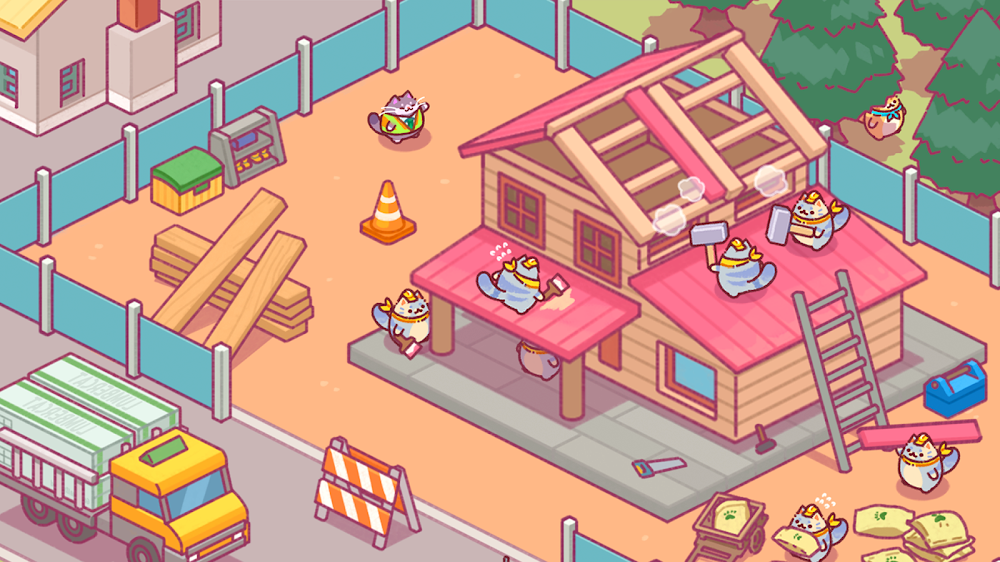 Lumbercat: Cute Idle Tycoon screenshot 3
