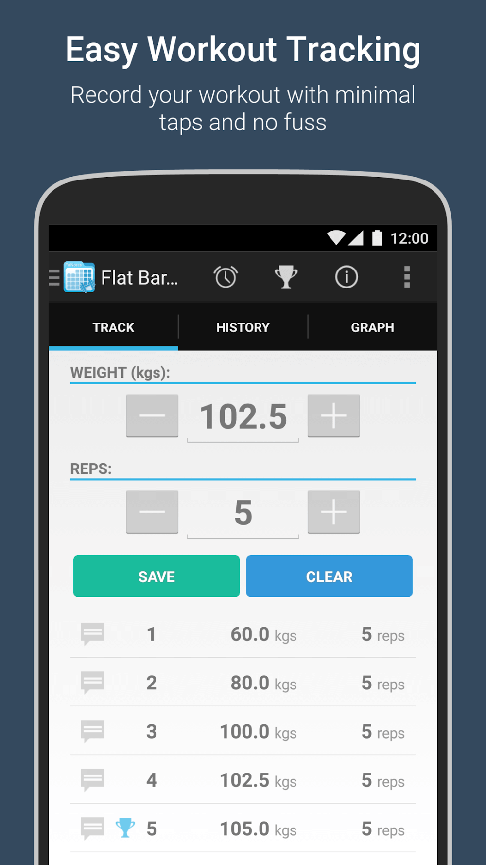 FitNotes screenshot 3