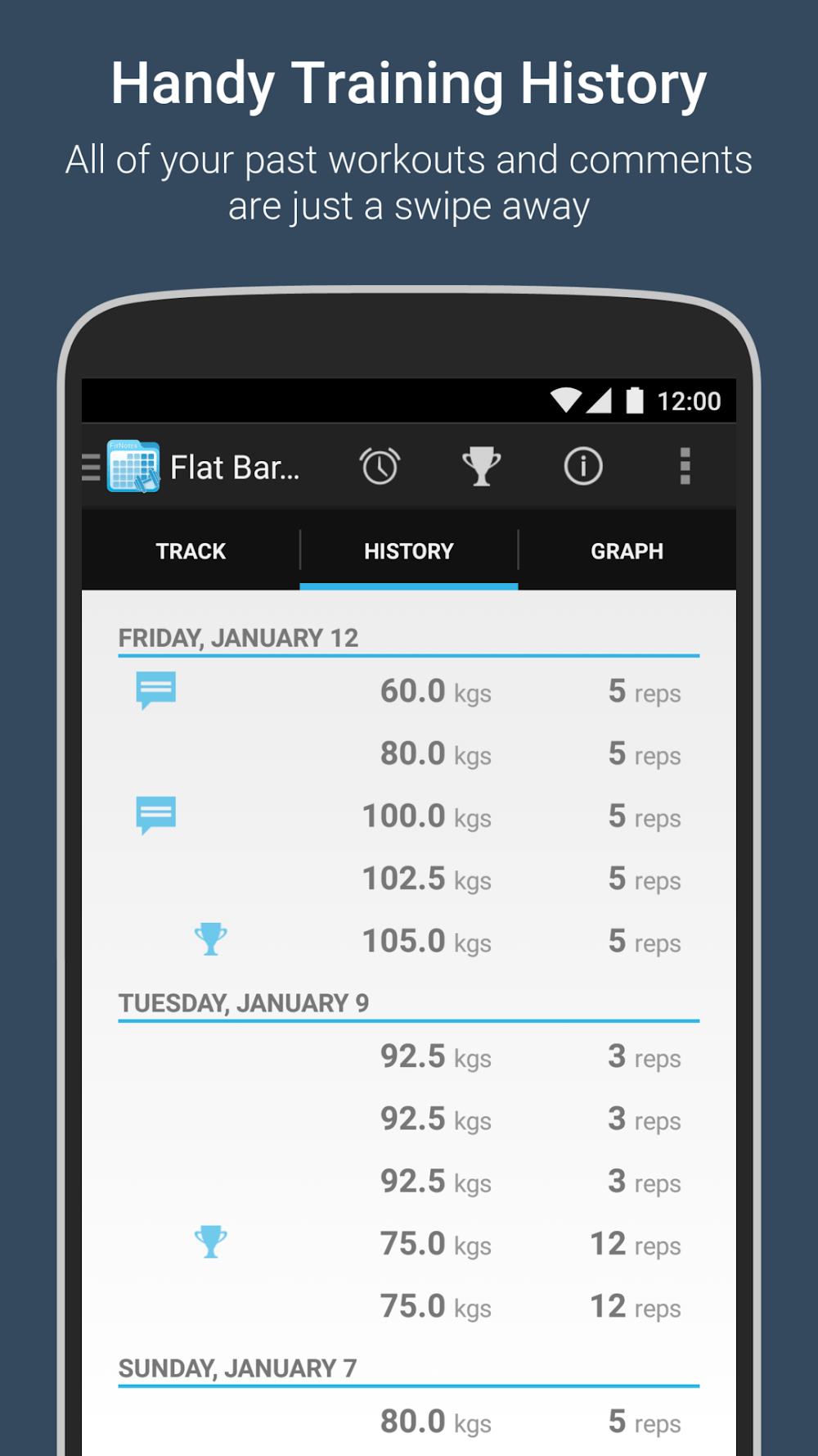 FitNotes screenshot 4