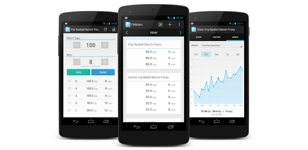 FitNotes screenshot 1