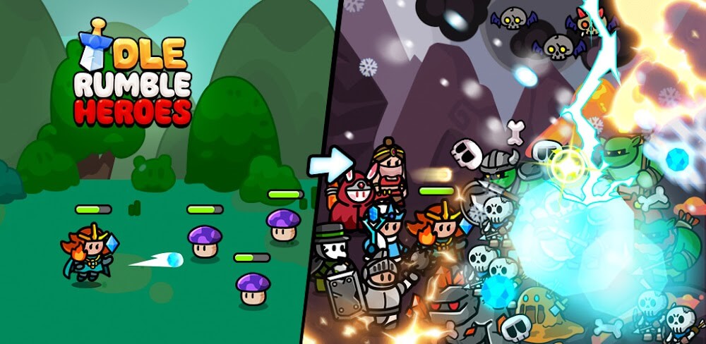 Idle Rumble Heroes screenshot 1