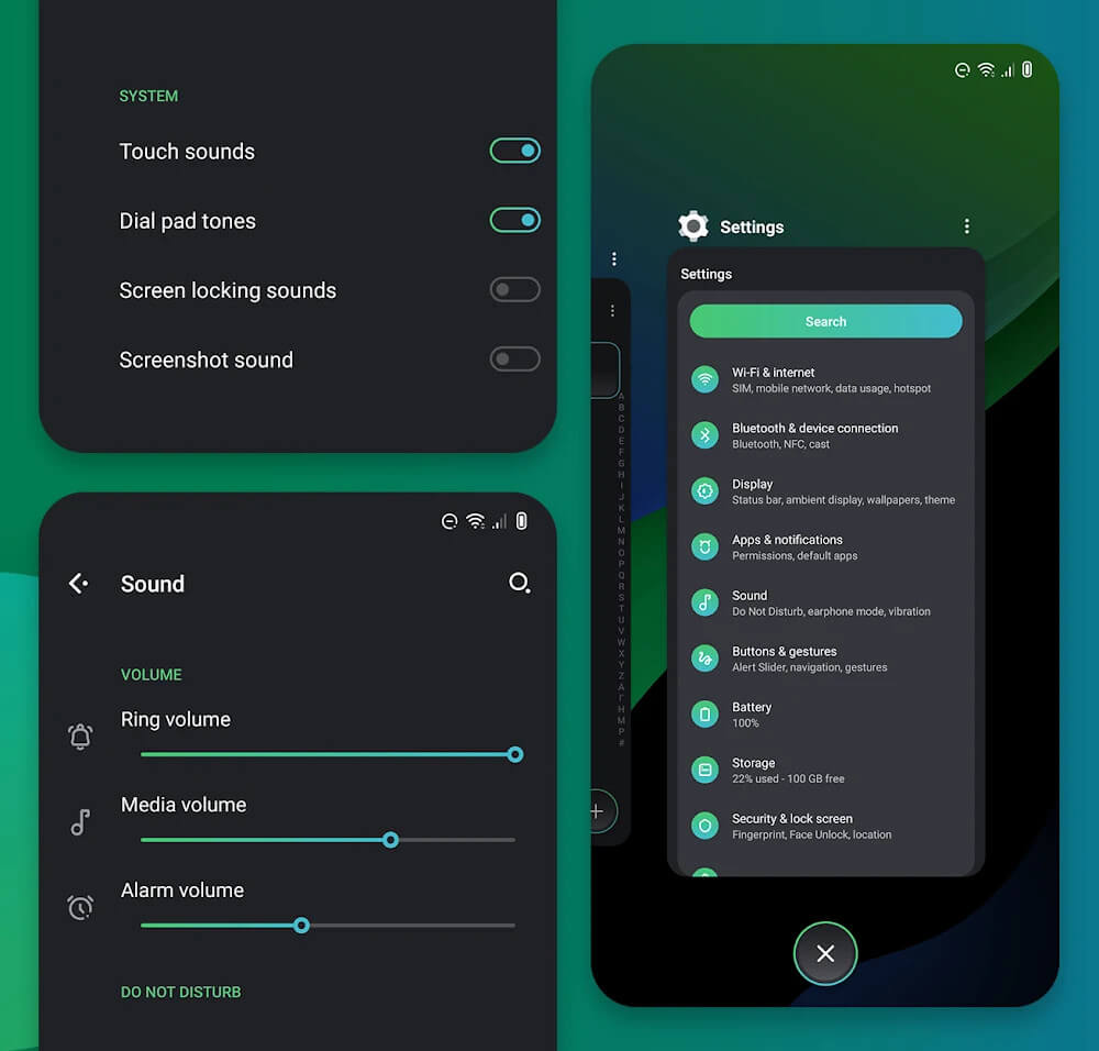 Liv Dark - Substratum Theme screenshot 3