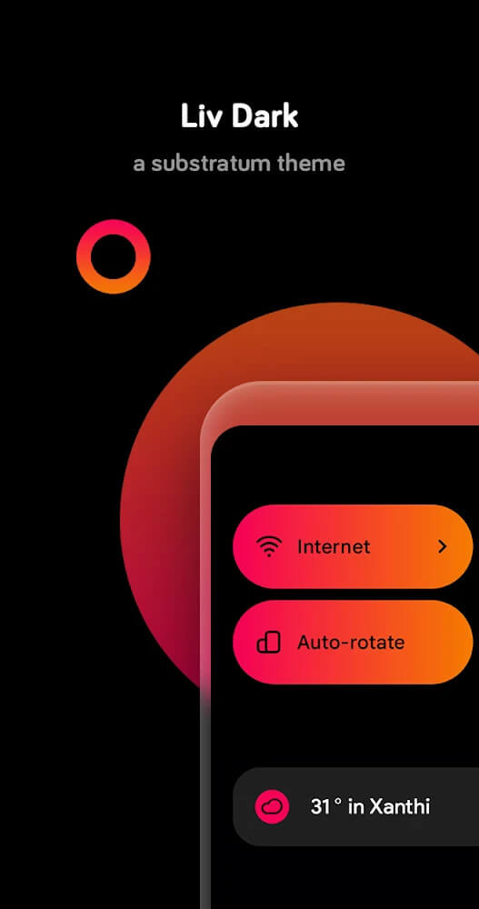 Liv Dark - Substratum Theme screenshot 6