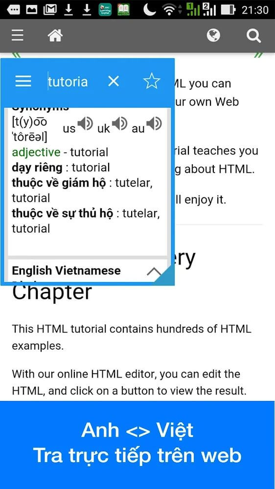 Vietnamese Dictionary Dict Box screenshot 2