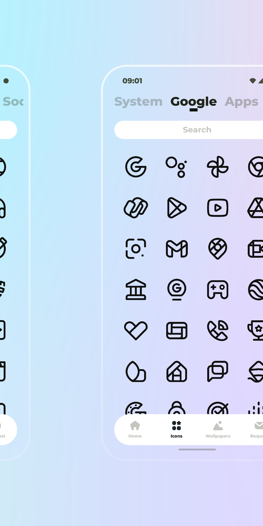 NYON DARK Icon Pack screenshot 4