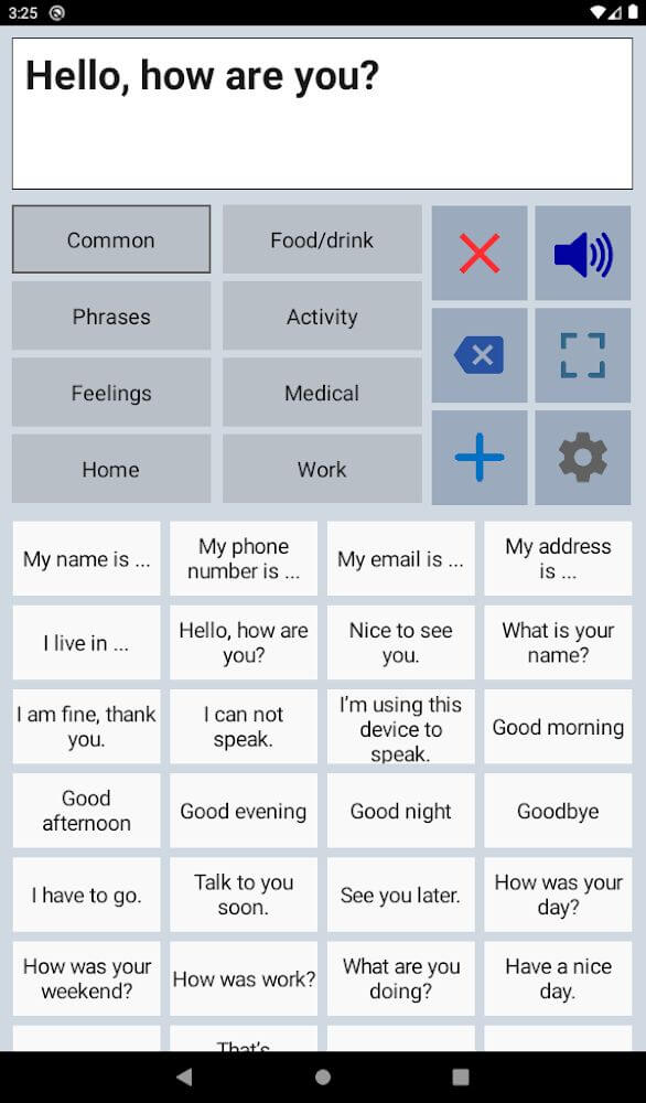 Speech Assistant AAC screenshot 7