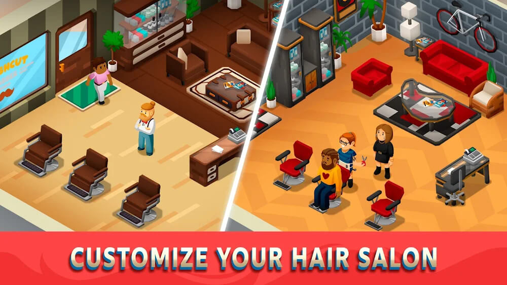 Idle Barber Shop Tycoon screenshot 5