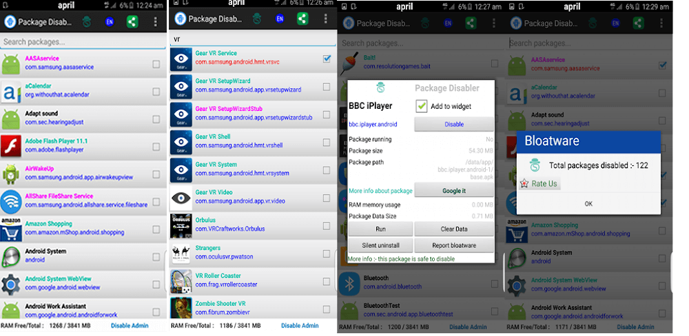 Package Disabler Pro screenshot 1