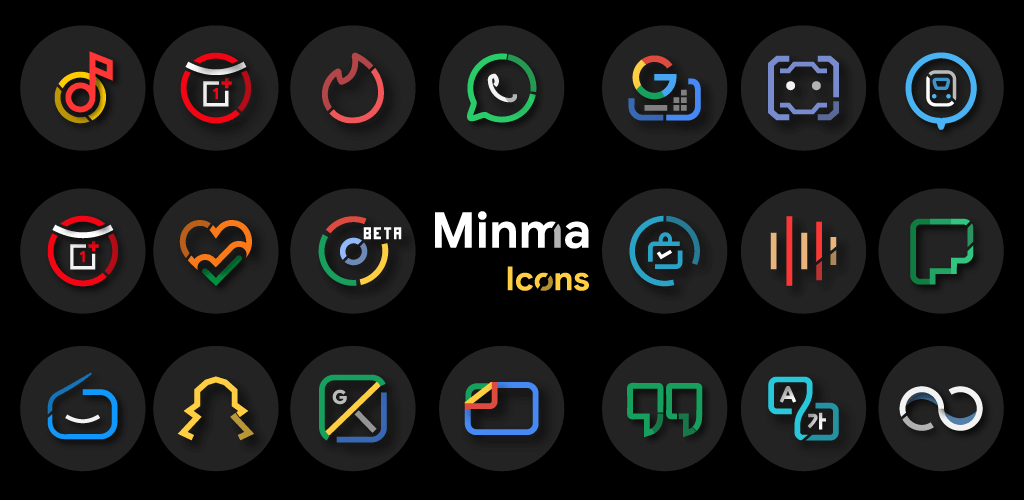 Minma Icon Pack screenshot 1