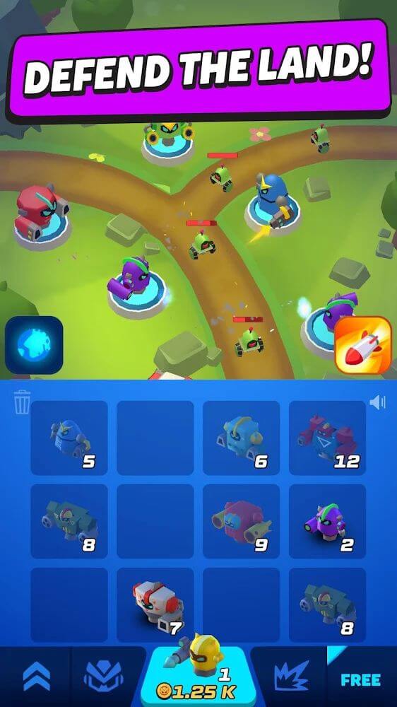 Merge Tower Bots screenshot 2
