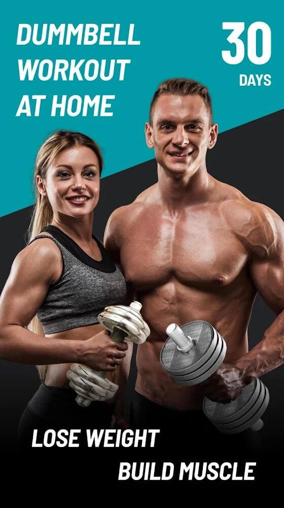 Dumbbell Workout at Home screenshot 2