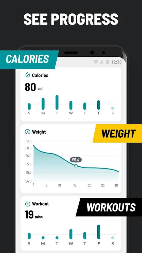 Dumbbell Workout at Home screenshot 7