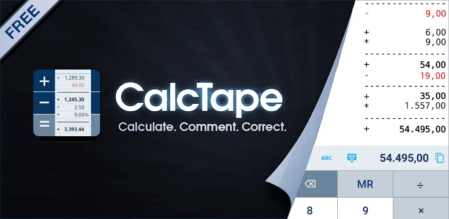 CalcTape screenshot 1