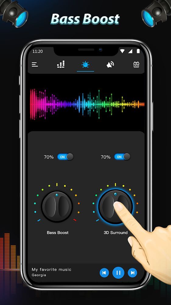 Equalizer & Bass Booster Pro screenshot 4