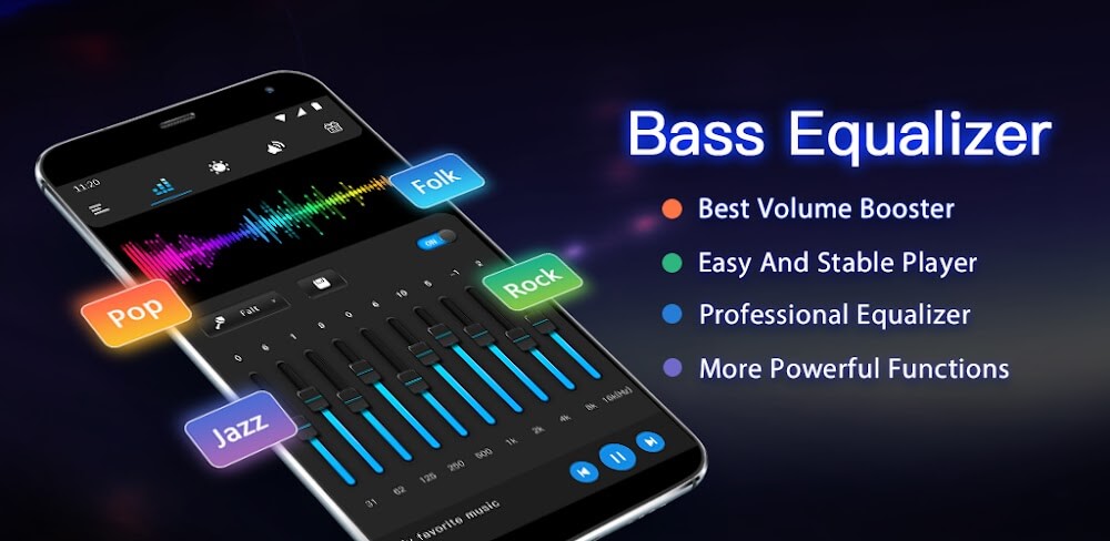 Equalizer & Bass Booster Pro screenshot 1