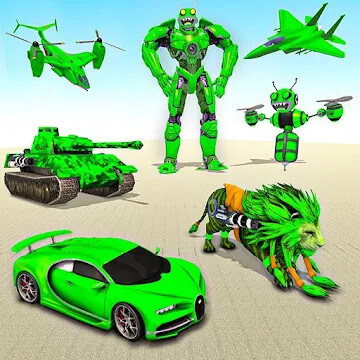 Bee Robot Car Transformation Game