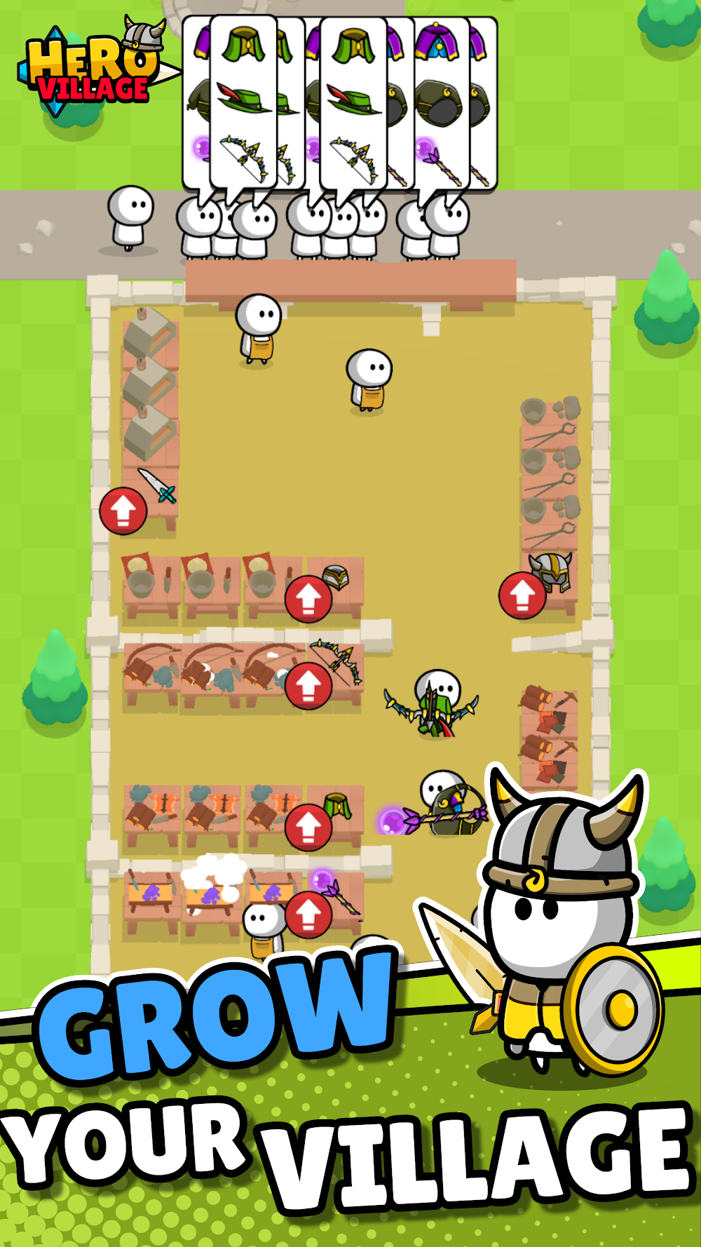 Hero Village – Idle RPG screenshot 3