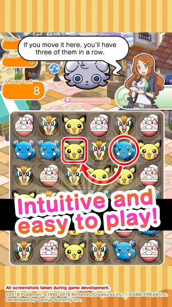 Pokémon Shuffle Mobile screenshot 4