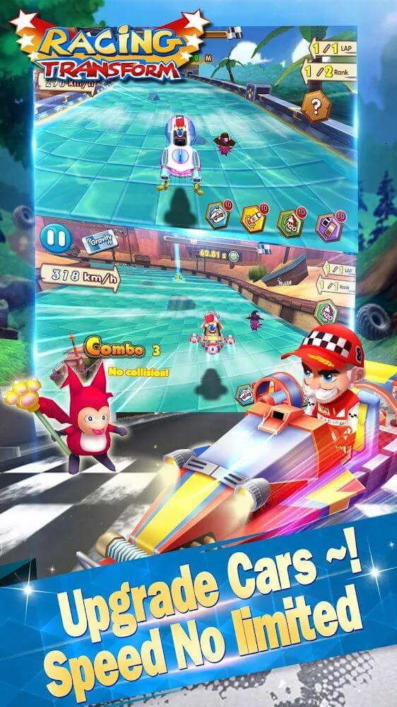 Racing Transform - Sky Race screenshot 4