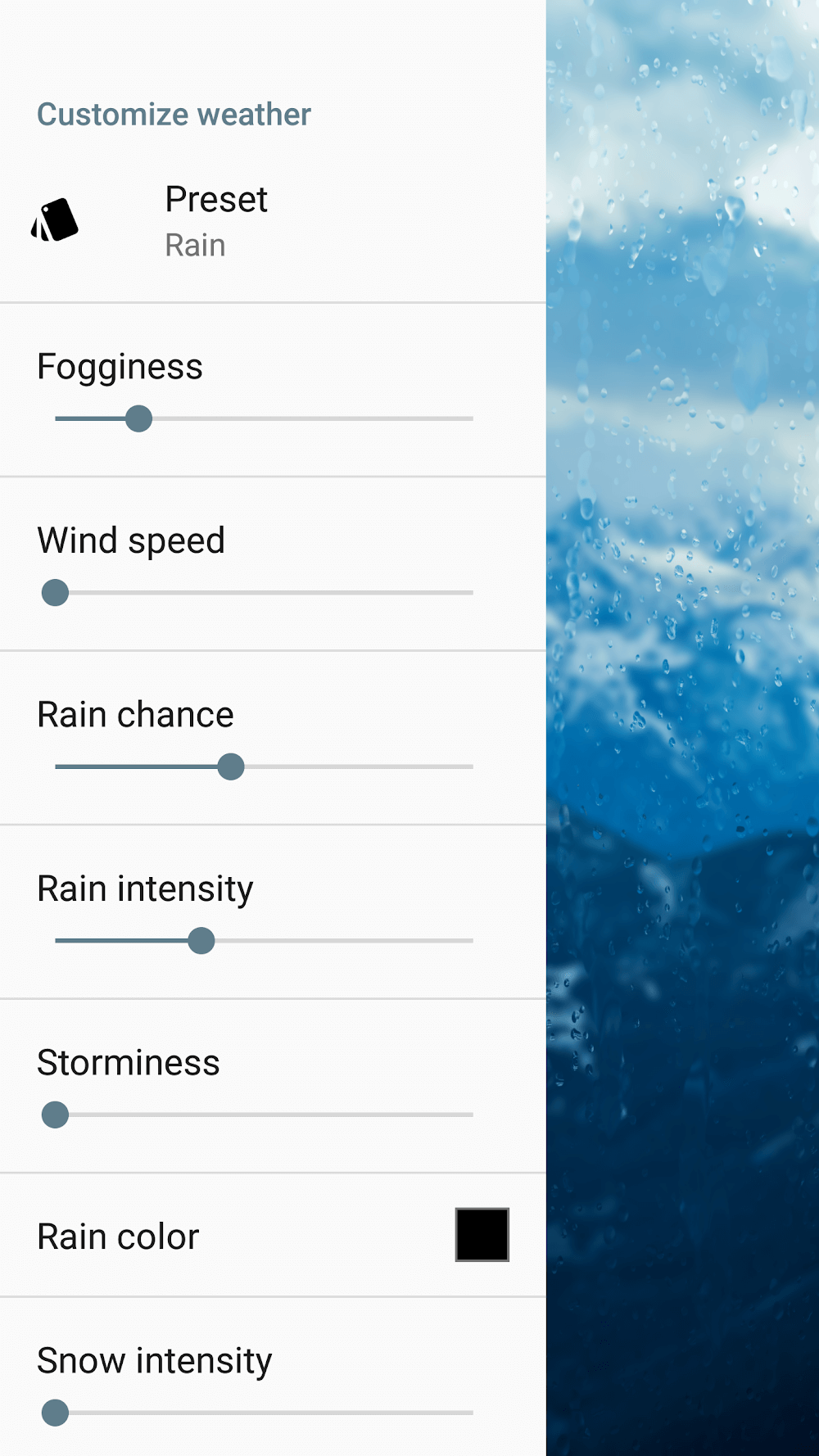 Rainpaper screenshot 4