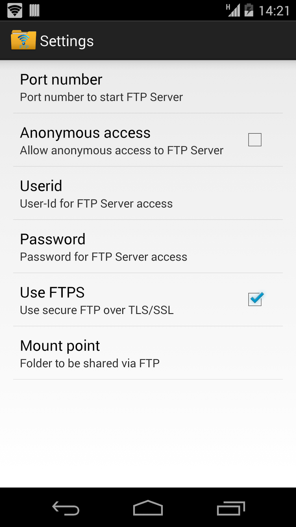 WiFi Pro FTP Server screenshot 5