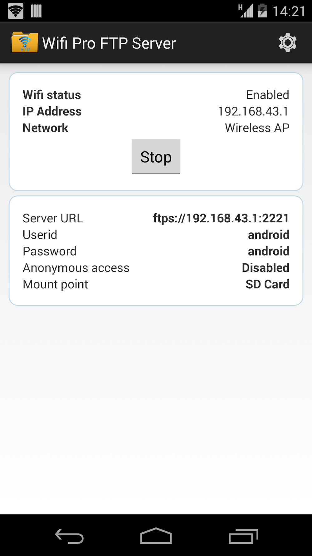 WiFi Pro FTP Server screenshot 4