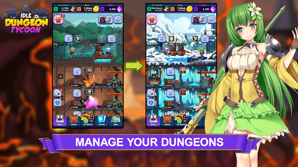 Idle Dungeon Tycoon screenshot 5