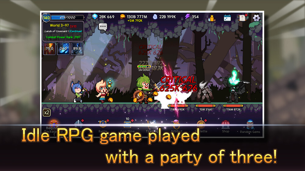 Idle Tank, DPS, and Healer screenshot 4