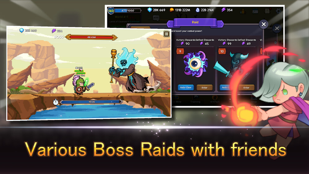 Idle Tank, DPS, and Healer screenshot 3