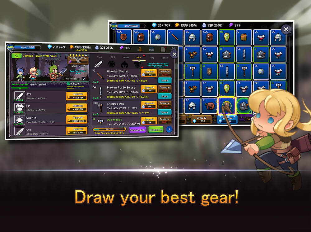 Idle Tank, DPS, and Healer screenshot 5