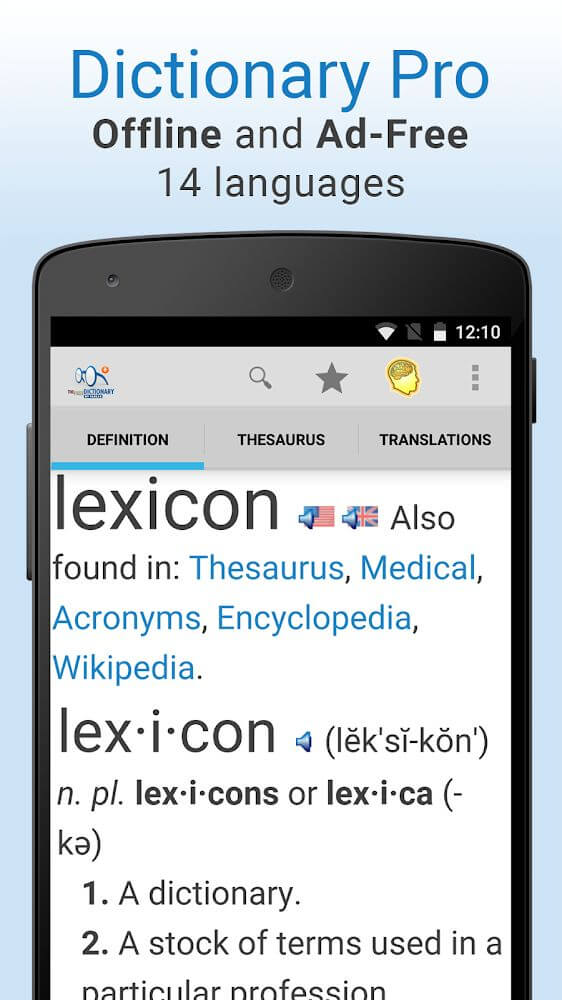 Dictionary Pro screenshot 2