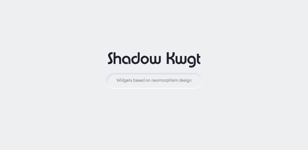 Shadow KWGT screenshot 1