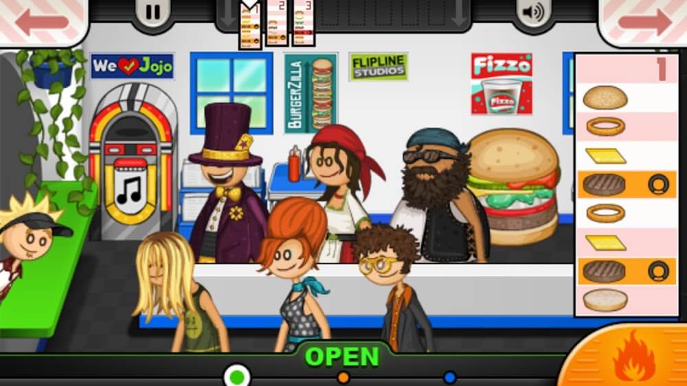 Papa's Burgeria To Go screenshot 2