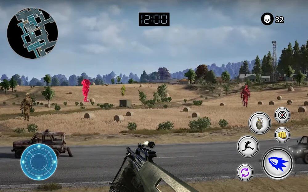 Offline Player Squad Fire Gun screenshot 4