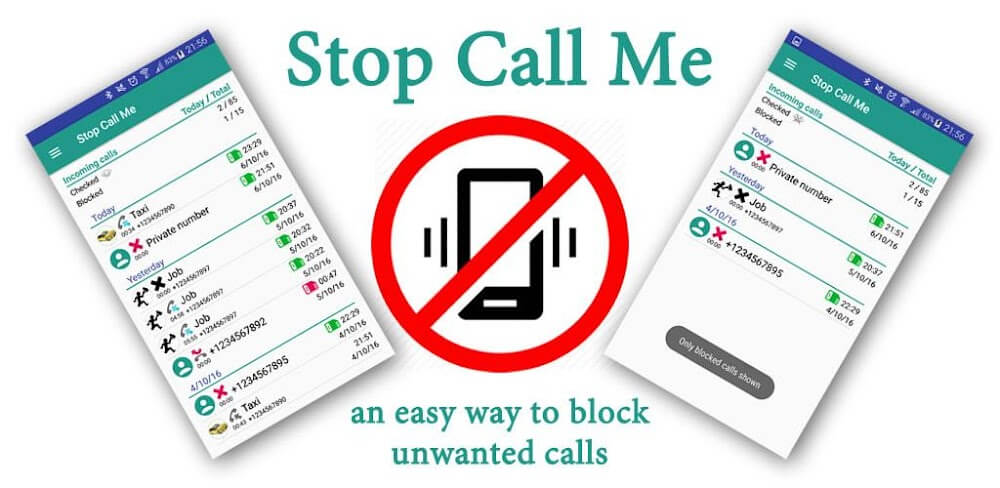 Stop Calling Me - Call Blocker screenshot 1