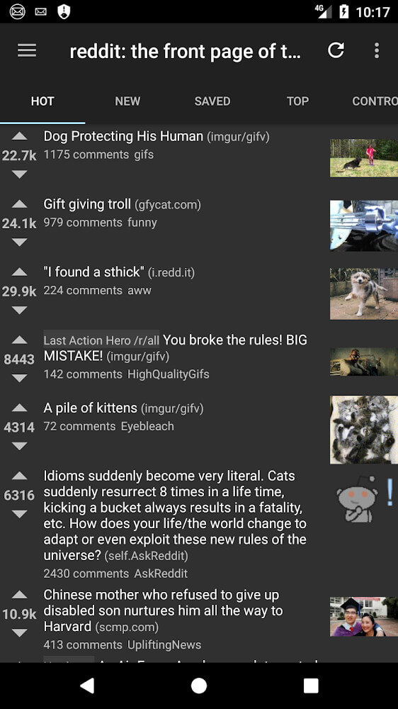 rif is fun Golden Platinum for Reddit screenshot 3