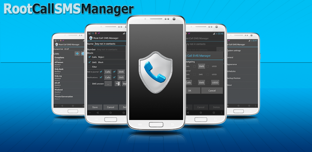 Root Call SMS Manager screenshot 1