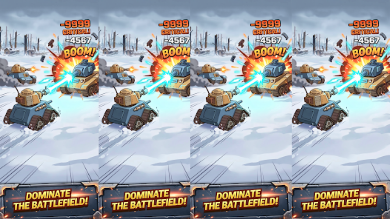 Steelborn: Tank Idle RPG screenshot 1