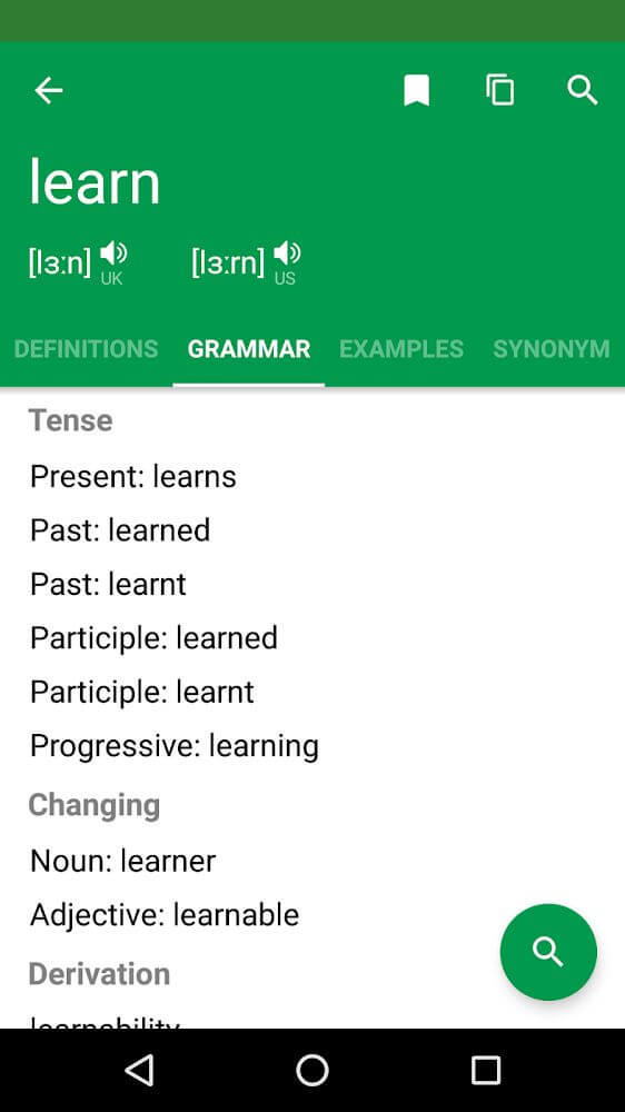 Erudite Dictionary Screenshot 5
