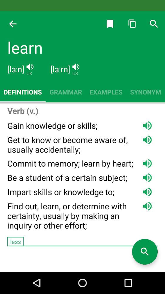 Erudite Dictionary Screenshot 4
