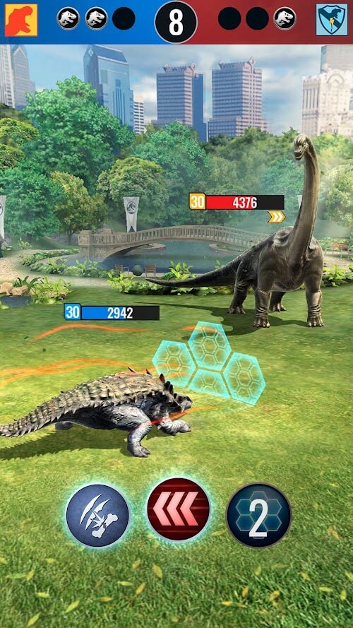 Jurassic World Alive gameplay screenshot 7