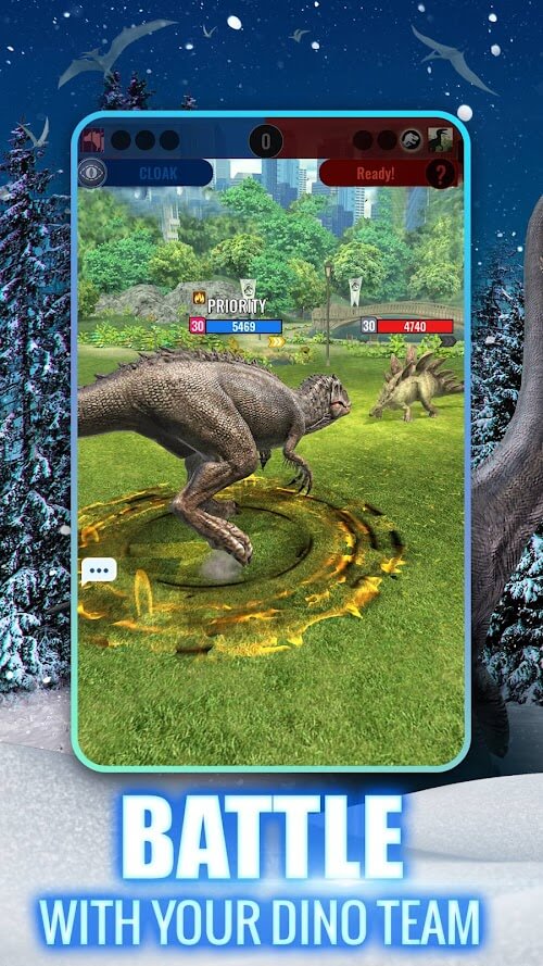 Jurassic World Alive gameplay screenshot 5