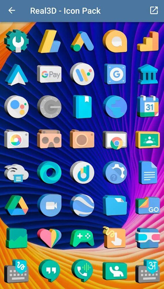 Real3D - Icon Pack screenshot 3