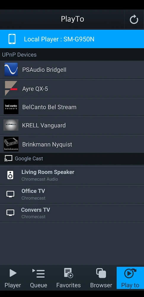 mconnect Player screenshot 2