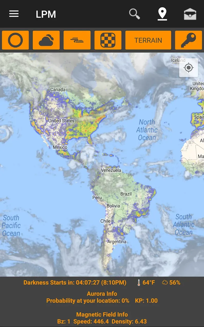 Light Pollution Map - Dark Sky screenshot 3