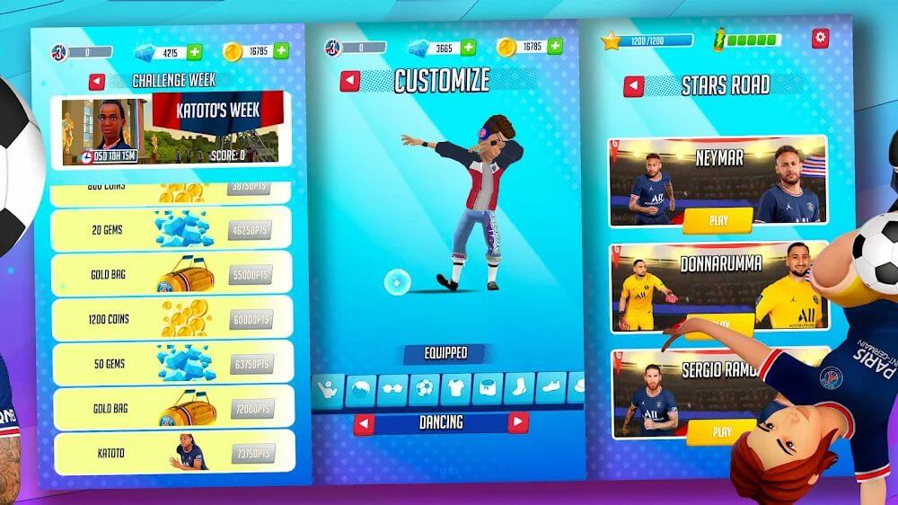 PSG Soccer Freestyle 2022 screenshot 3