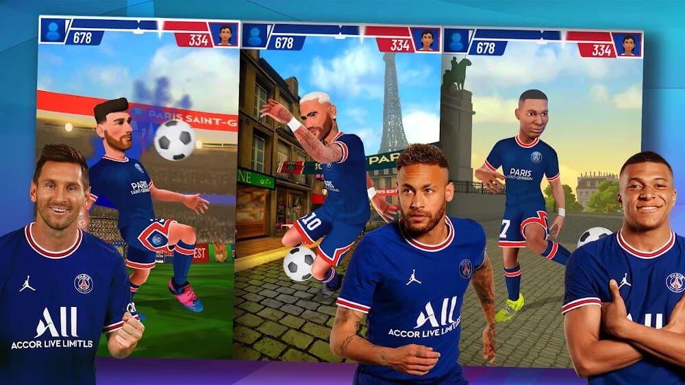 PSG Soccer Freestyle 2022 screenshot 2