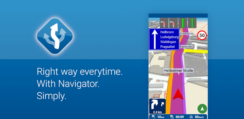 MapFactor Navigator screenshot 1