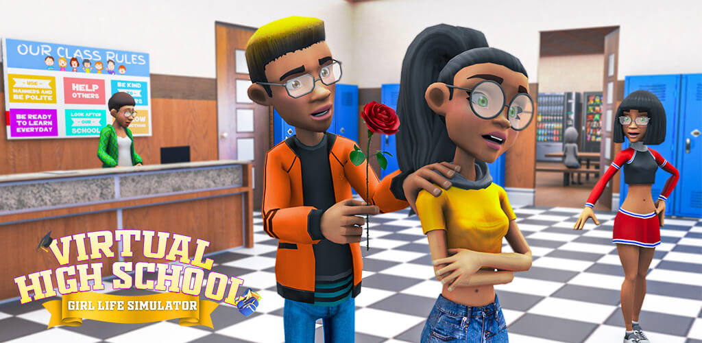 High School Girl Life Sim 3D screenshot 1