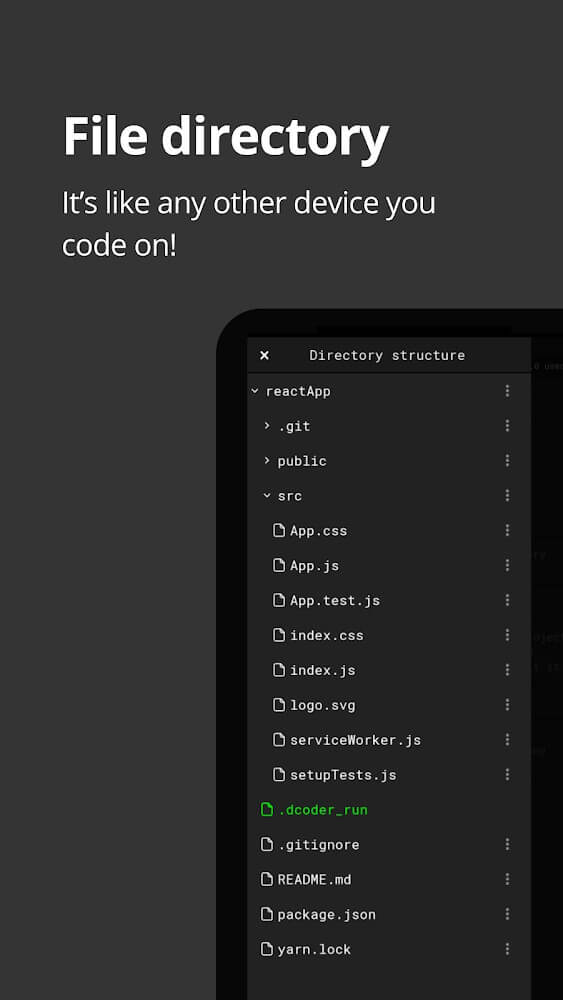 Dcoder Compiler IDE screenshot 3
